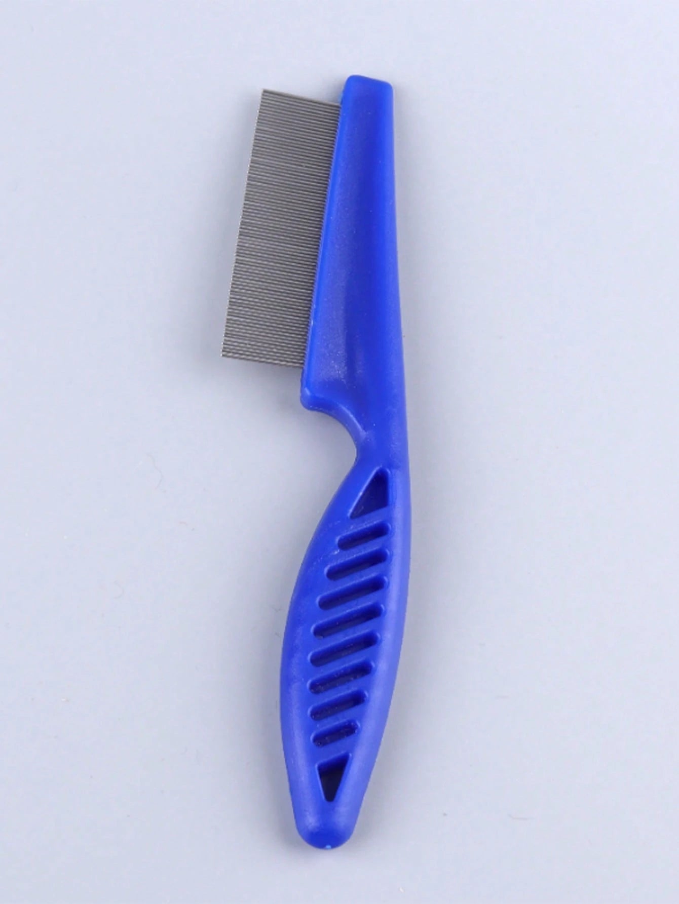 1PC 2-in-1 Pet Hair & Tear Stain Remover Brush, Stainless Steel Dog & Cat Flea Comb, Grooming Tool for Removing Matted Fur, Loose Hair, Tear Stains & Fleas, Gentle Pet Coat Care Accessory