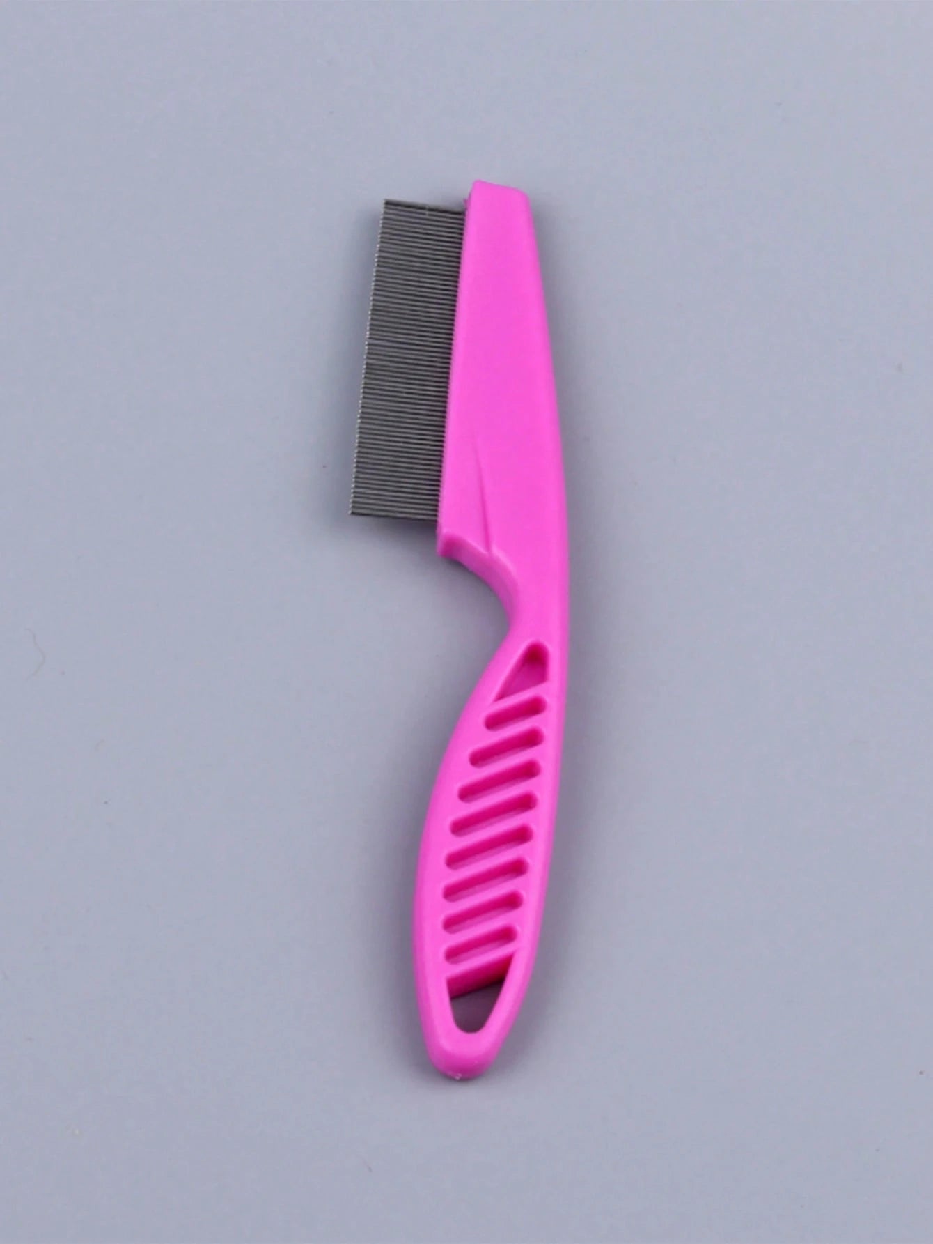 1PC 2-in-1 Pet Hair & Tear Stain Remover Brush, Stainless Steel Dog & Cat Flea Comb, Grooming Tool for Removing Matted Fur, Loose Hair, Tear Stains & Fleas, Gentle Pet Coat Care Accessory