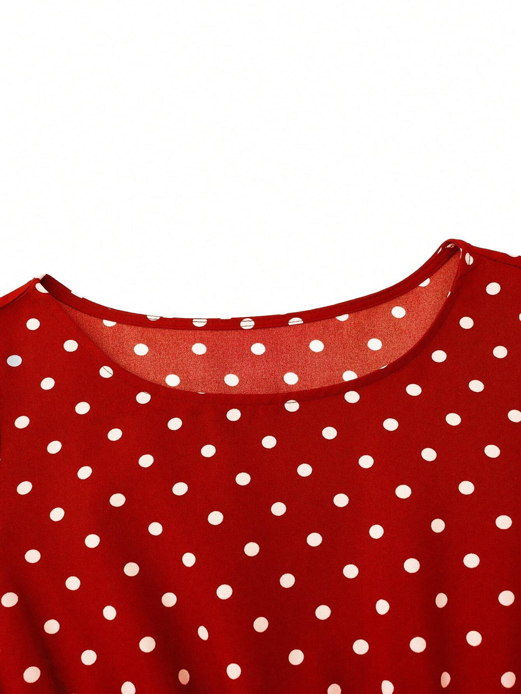Clasi Polka Dot Printed Belted Casual Dress For Women Maxi Women Outfit
