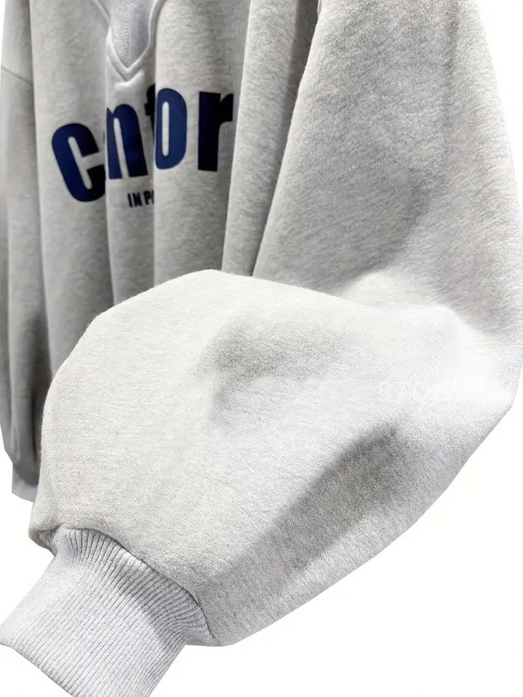 Women’s Letter Graphic Sweatshirt – Drop Shoulder Long Sleeve Casual Pullover Top