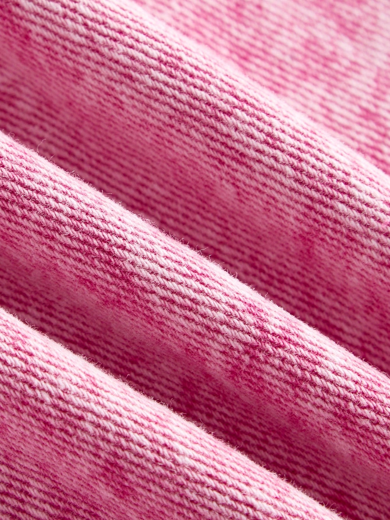 Plus Size Women’s Heart Print Pink Straight Leg Jeans – Casual Cotton High Waist Denim Pants