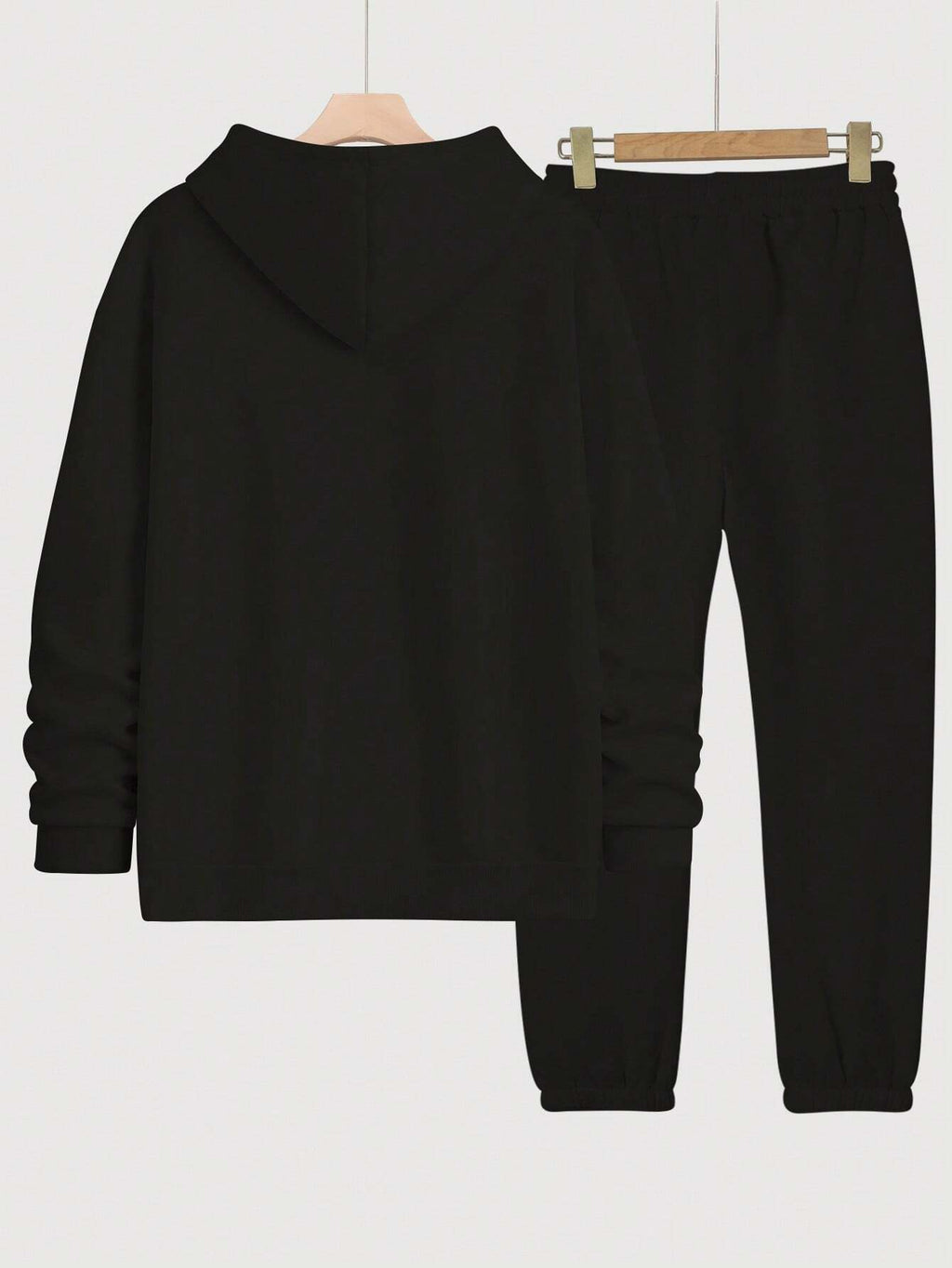 Plus Size Women’s 2-Piece Letter Print Sweatshirt & Sweatpants Set – Crew Neck Long Sleeve Casual Tracksuit