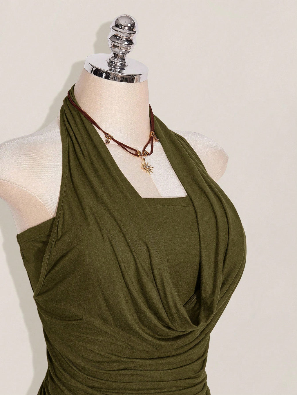 Plus Size 2-Piece Boho Halter Tank Top Set – Western Backless Summer Camisoles for Women