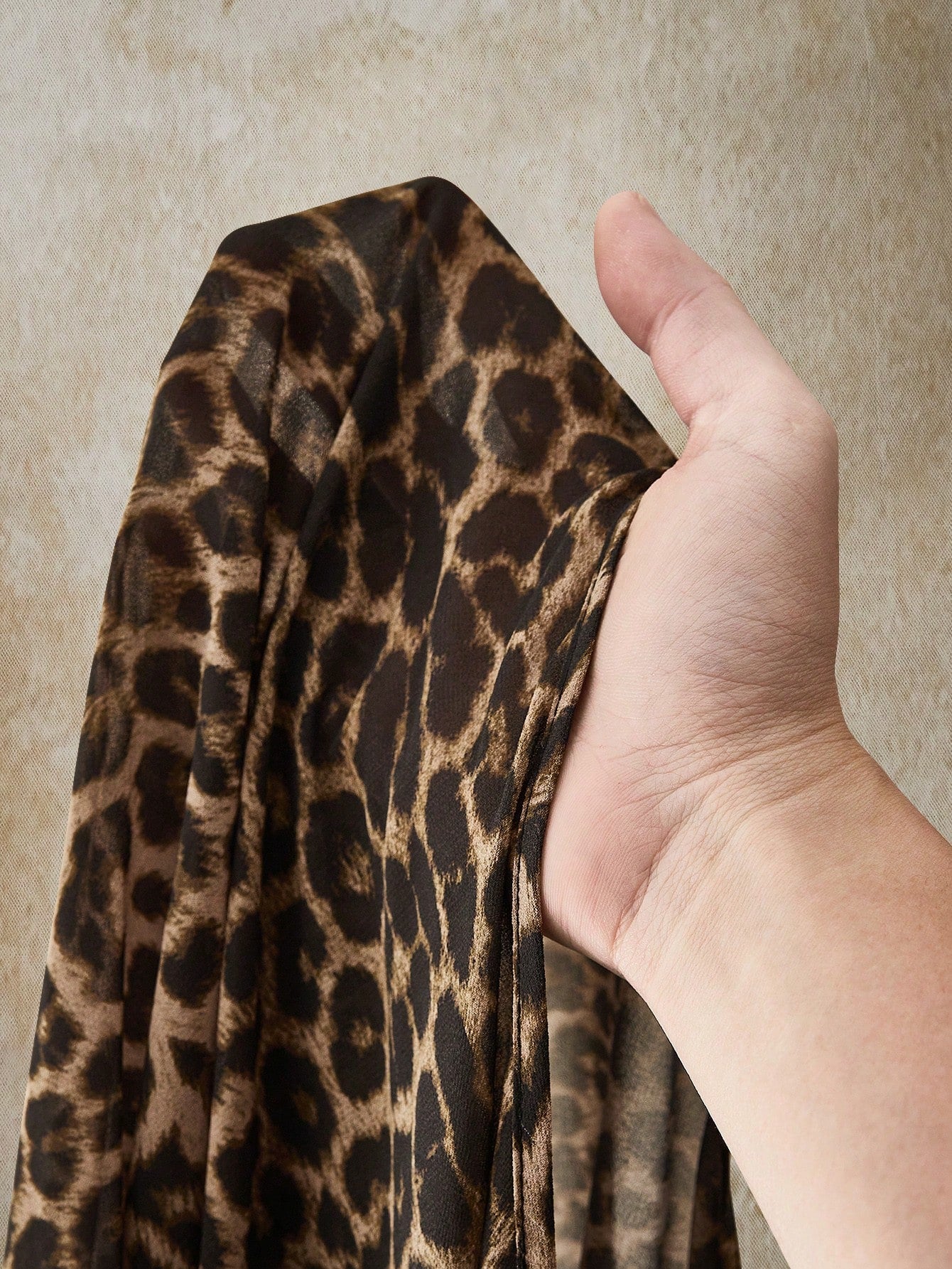 Plus Size Leopard Print Asymmetrical Top – Y2K Boho Festival Going Out Top for Women