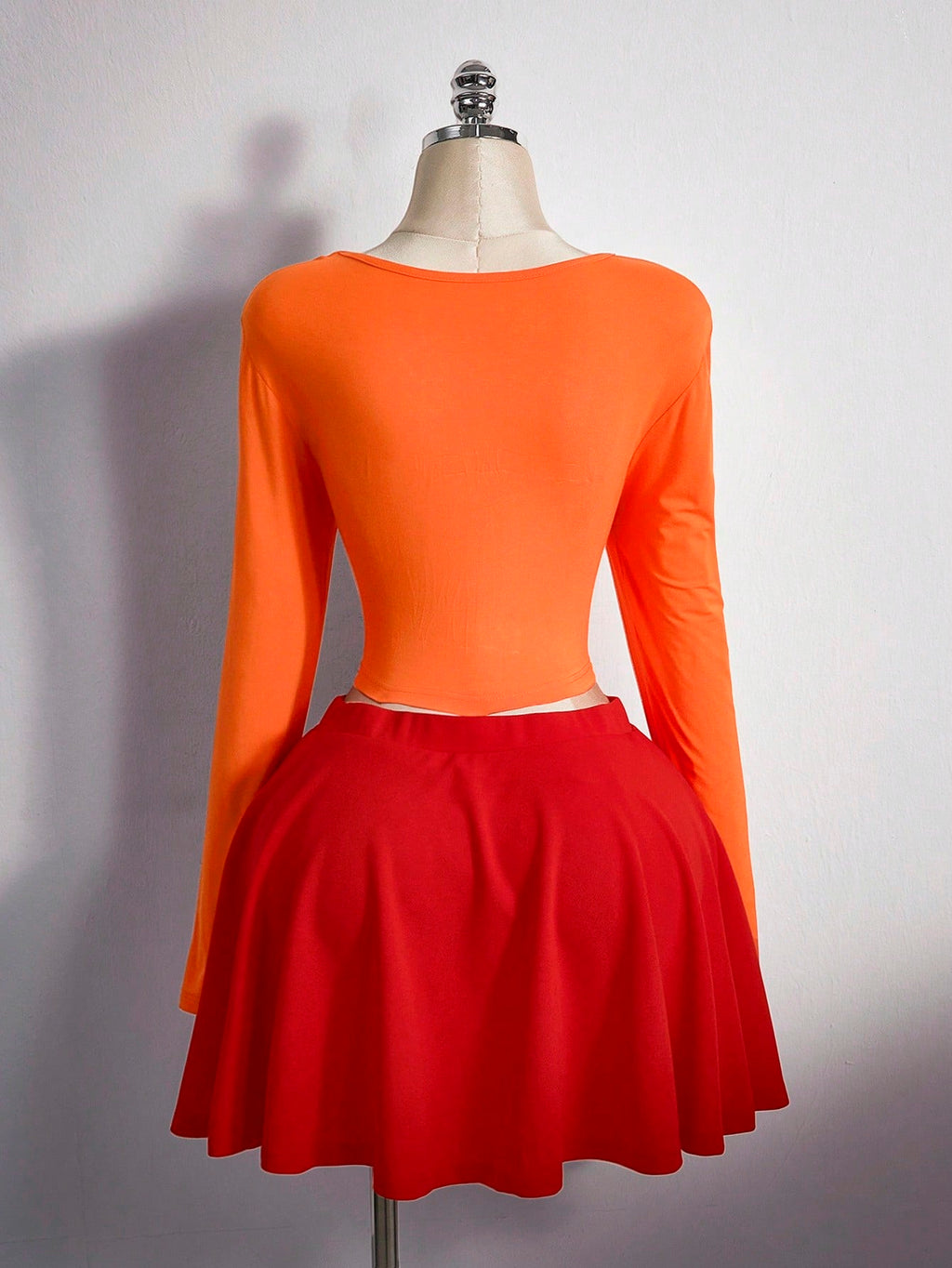 Plus Size Velma Halloween Costume – Y2K Cartoon Character Cosplay Outfit for Women