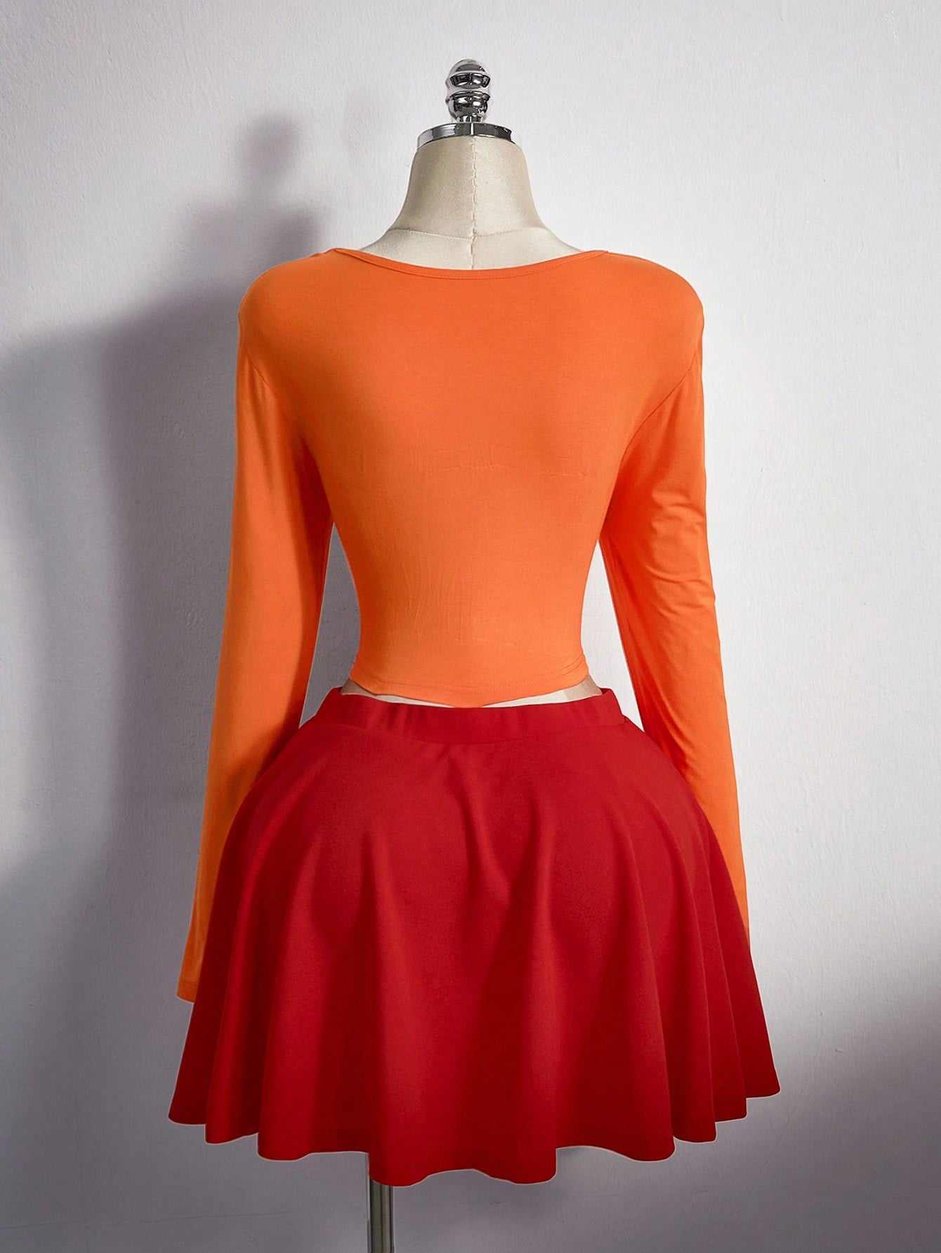 Plus Size Velma Halloween Costume – Y2K Cartoon Character Cosplay Outfit for Women