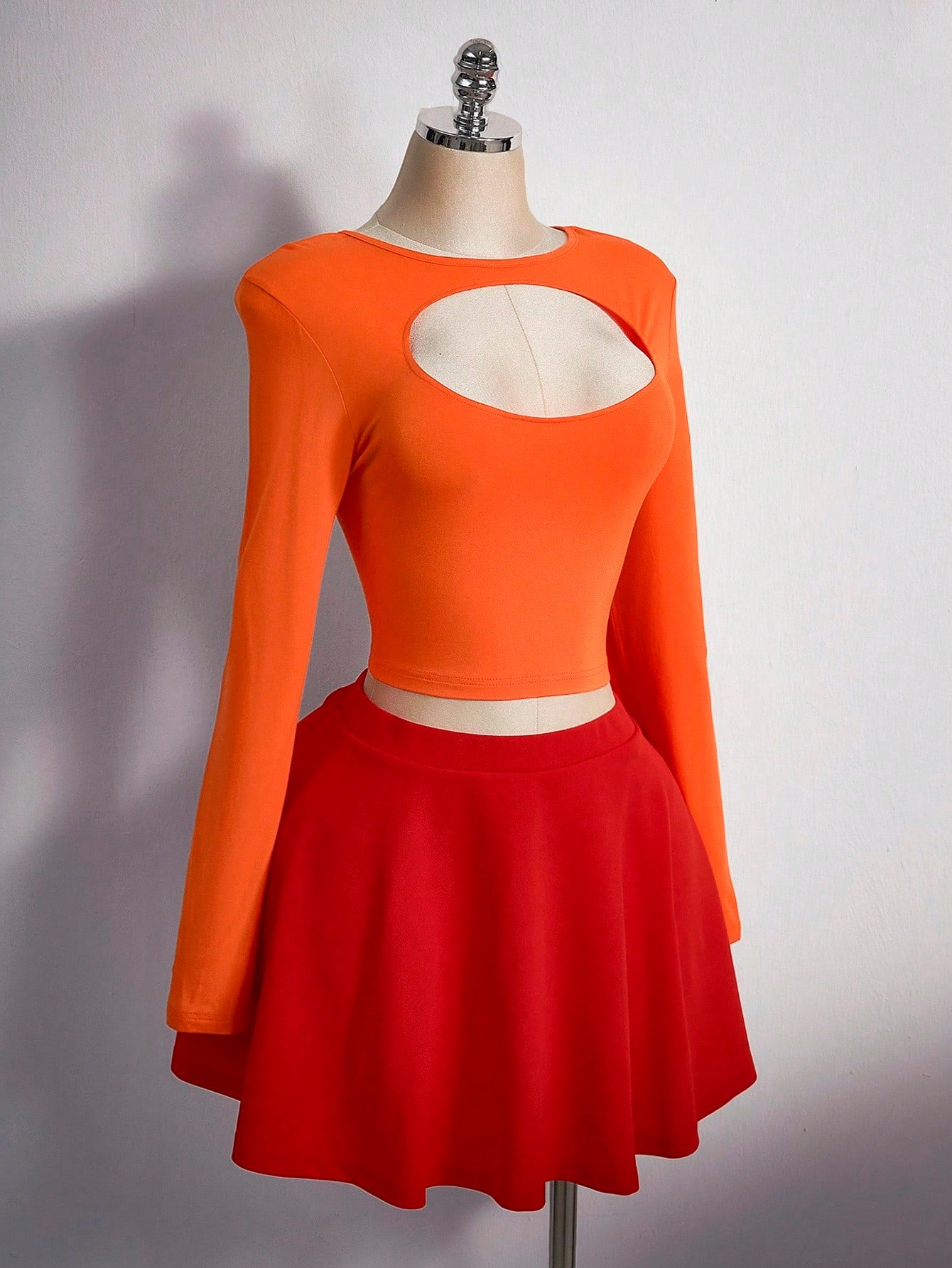 Plus Size Velma Halloween Costume – Y2K Cartoon Character Cosplay Outfit for Women