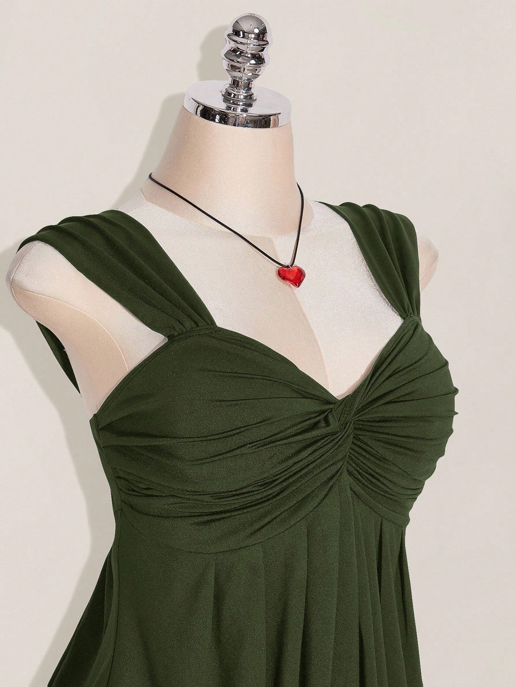 Plus Size Wine Twist Front Babydoll Top – Y2K Sleeveless Knit Summer Top for Women