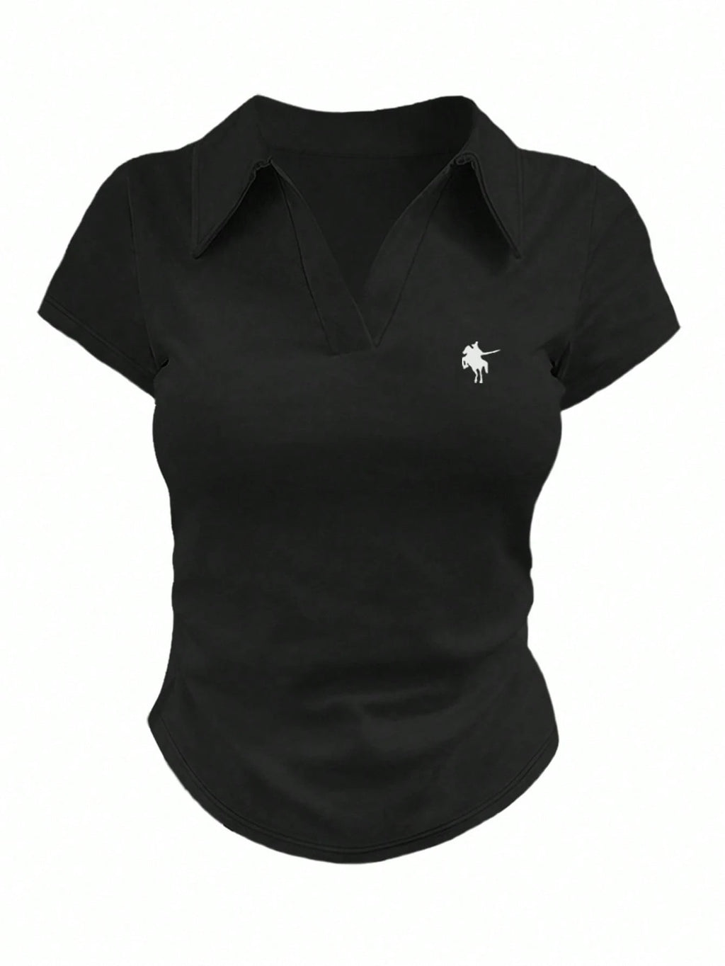 Women’s Casual Half-Zip Polo T-Shirt – Short Sleeve Versatile Summer Top