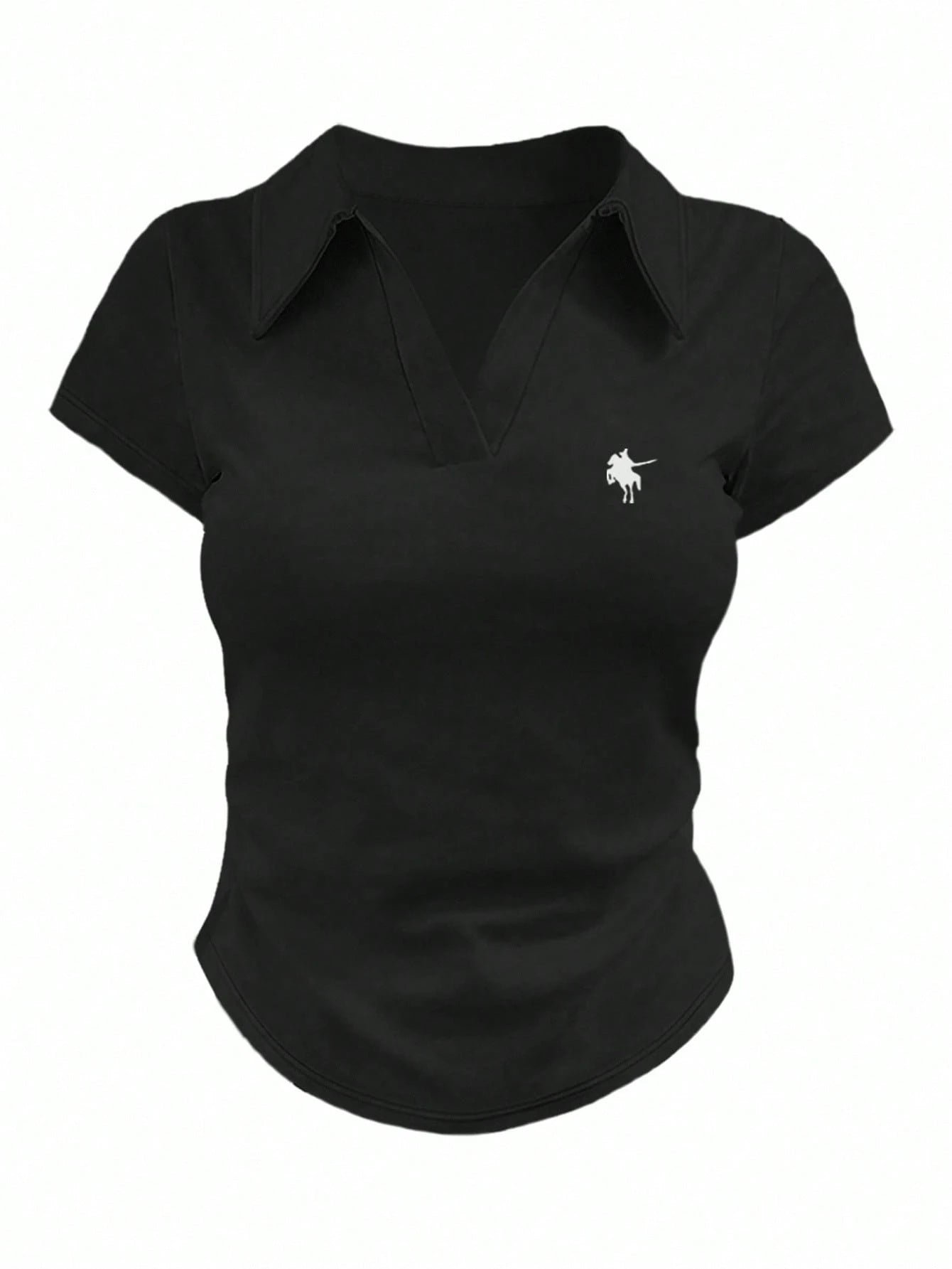 Women’s Casual Half-Zip Polo T-Shirt – Short Sleeve Versatile Summer Top