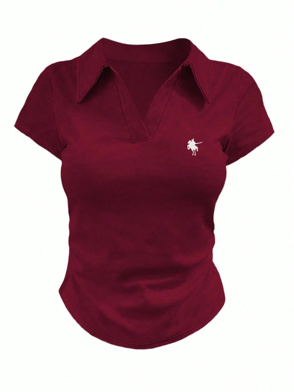 Women’s Casual Half-Zip Polo T-Shirt – Short Sleeve Versatile Summer Top