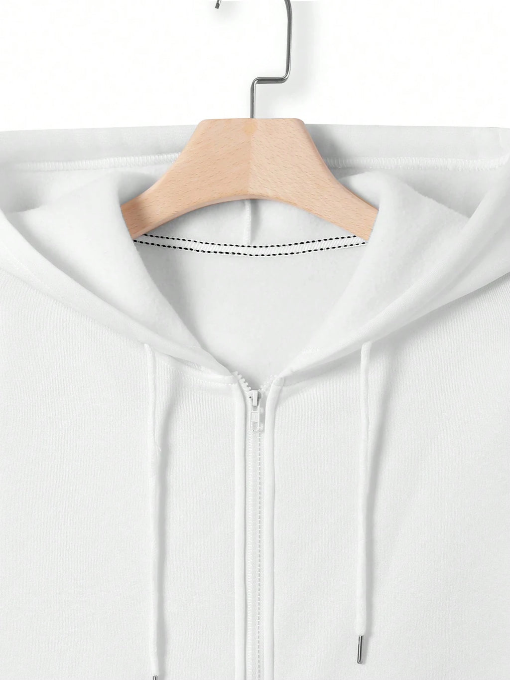 Women’s Solid Color Zip-Up Hoodie – Casual Long Sleeve Hooded Sweatshirt for Autumn & Winter